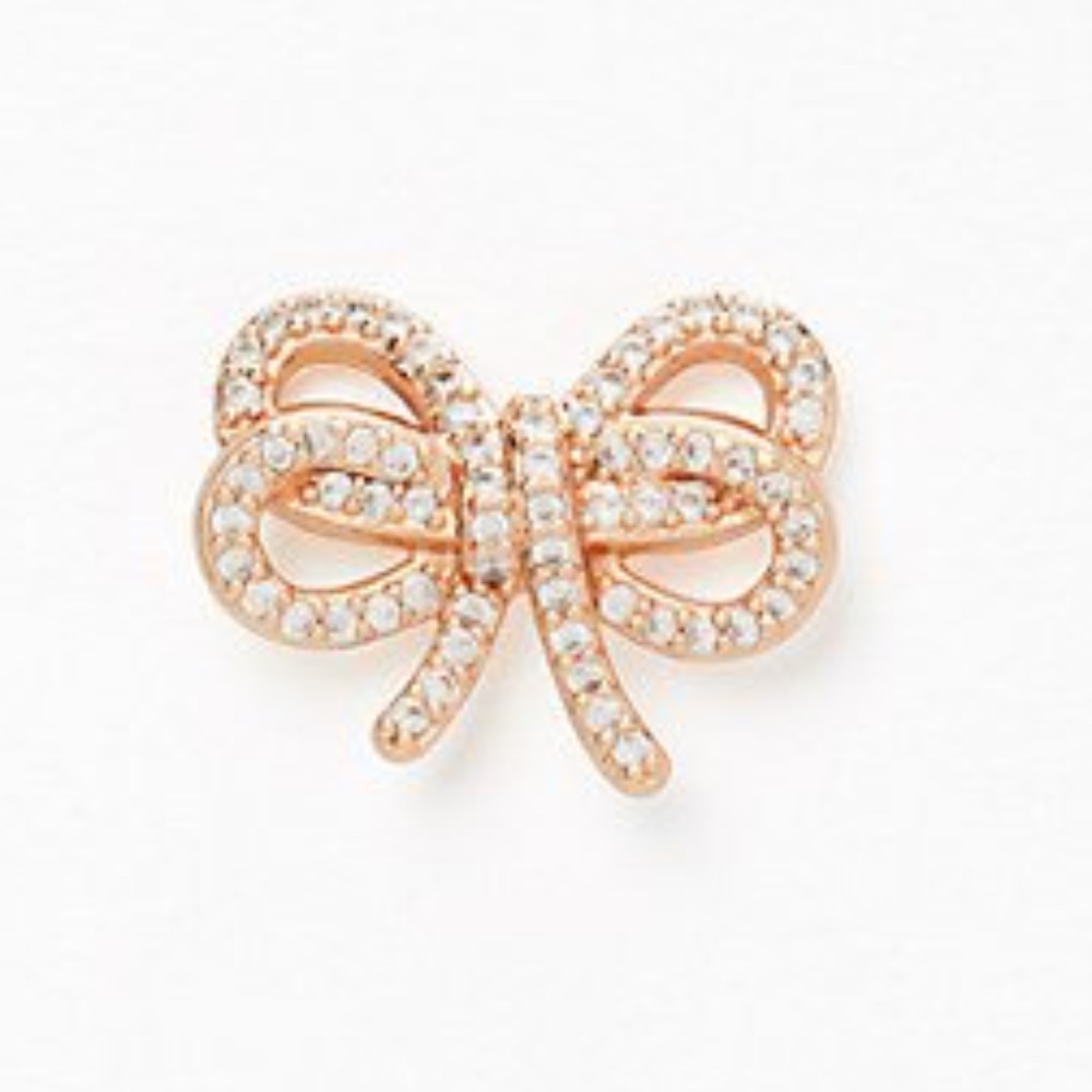 SOLD OUT! kate spade Rose Gold Pave Earrings - Picture 4 of 5